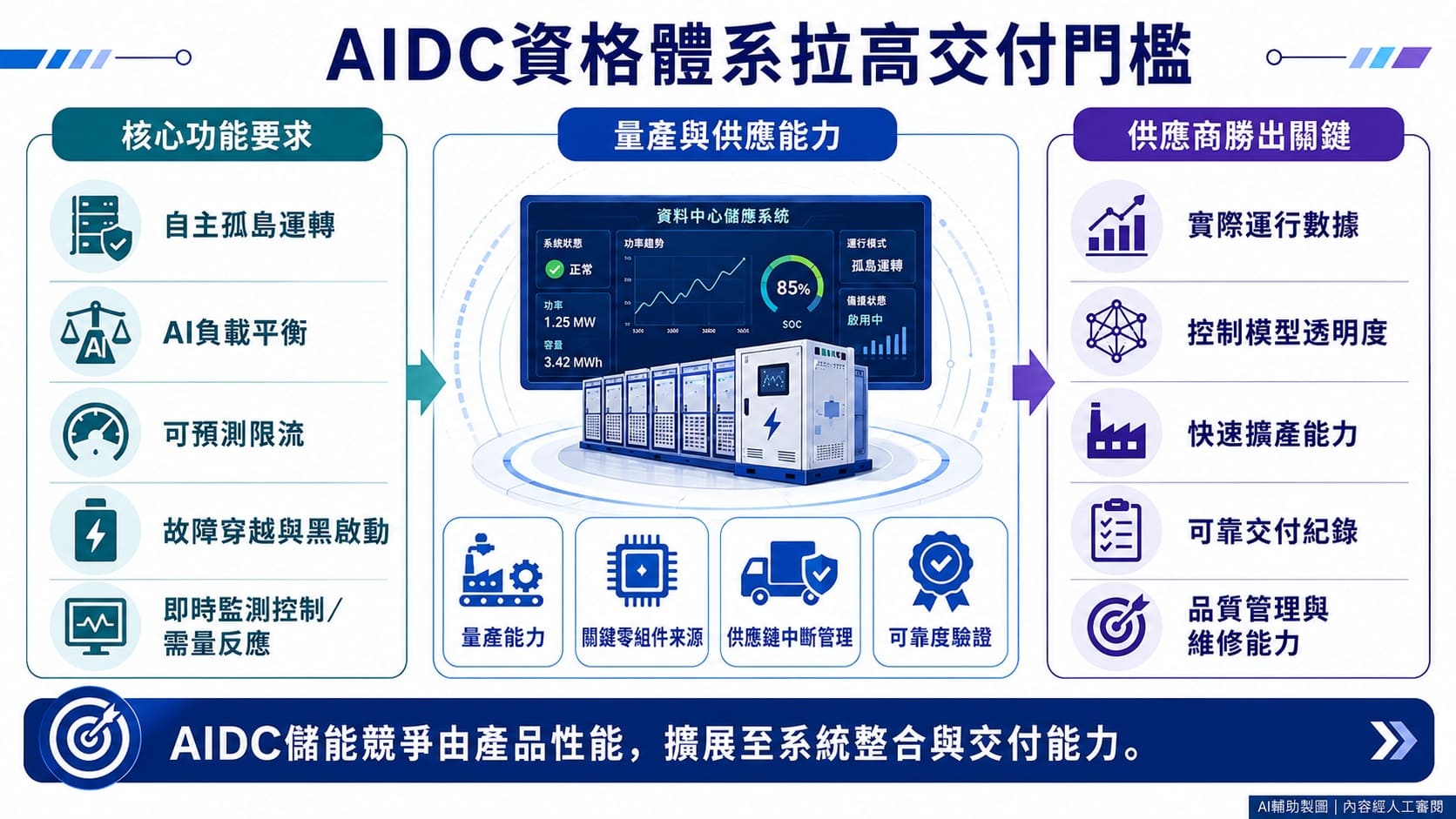 AIDC資格體系拉高交付門檻