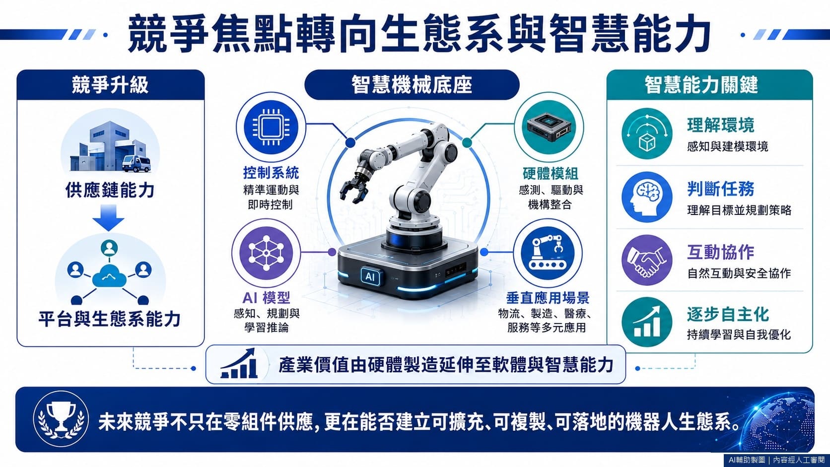 競爭焦點轉向生態系與智慧能力