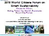 2018 World Citizens Forum on Smart Sustainability